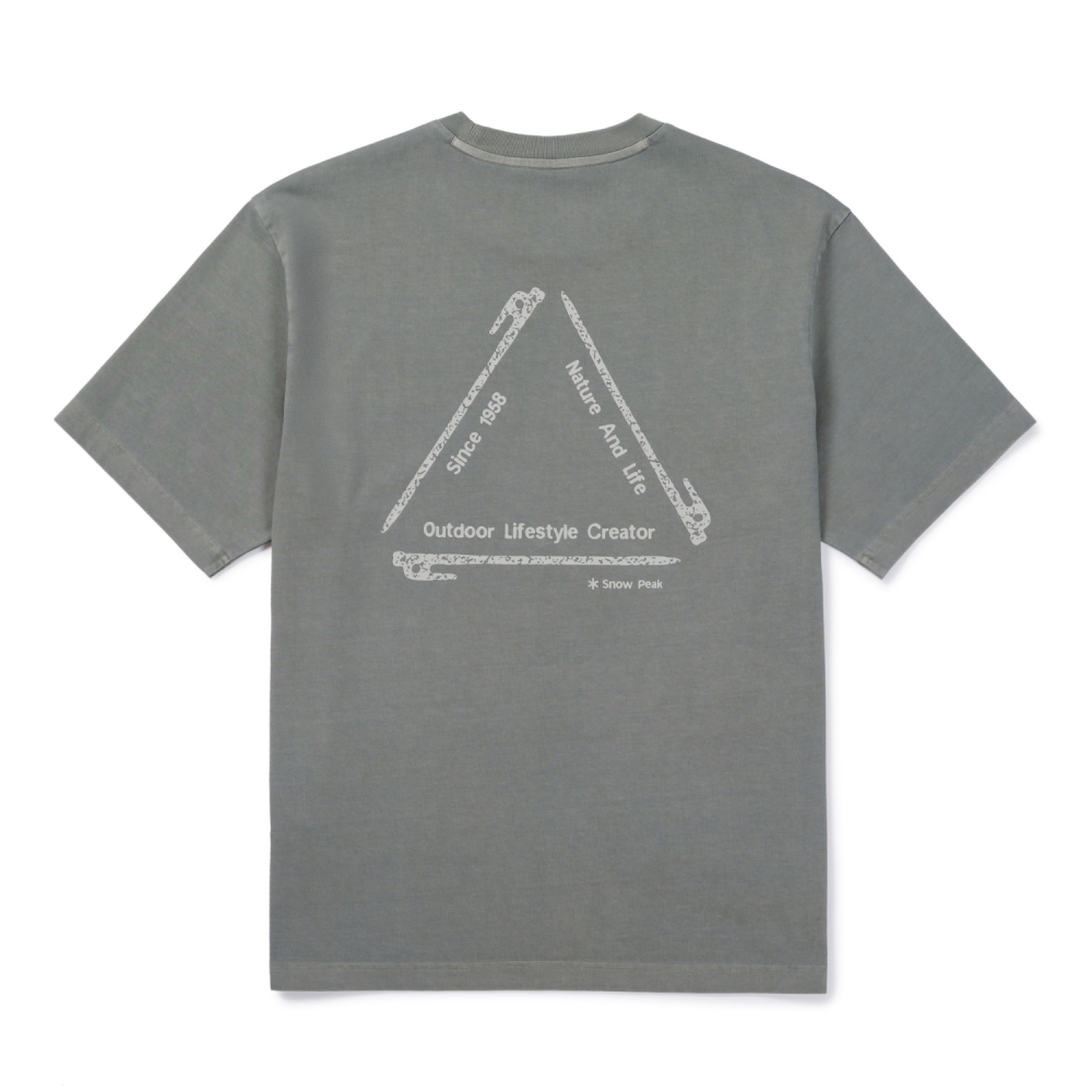 【代購/26SS新品】 Snow Peak 顏料水洗染圖案短袖 T 恤 S26FUFTS66 三色 復古做舊