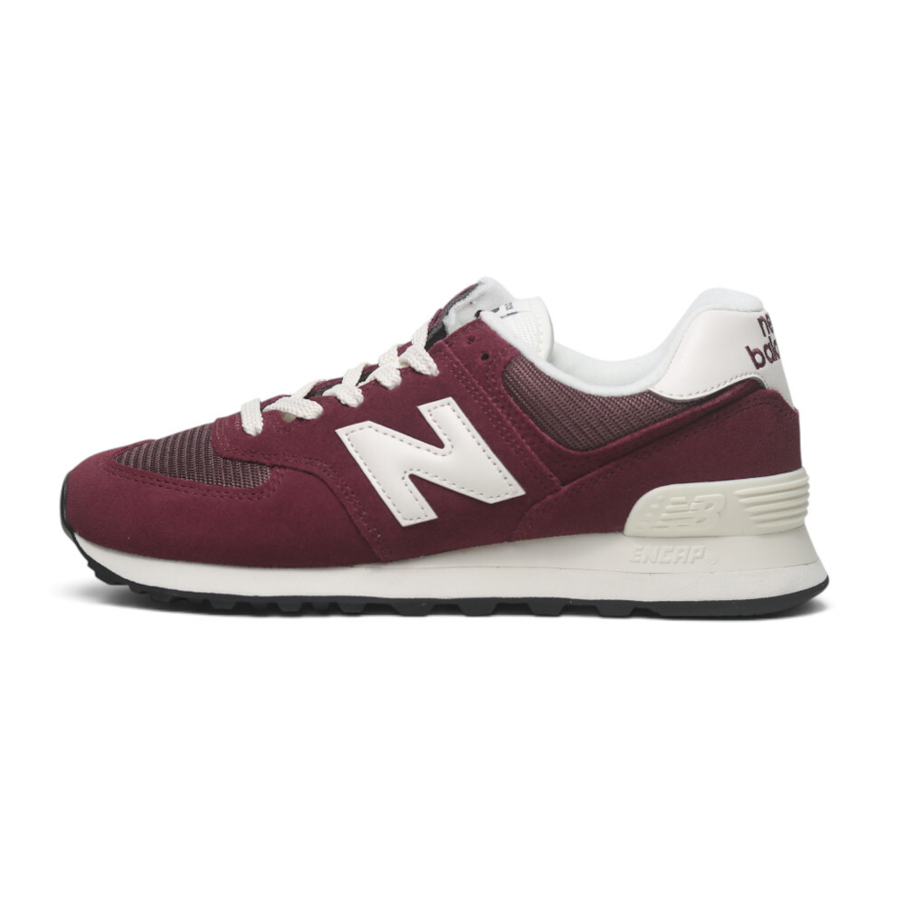 NEW BALANCE 休閒鞋 NB 574 酒紅 麂皮 復古鞋 男女 U5742O7