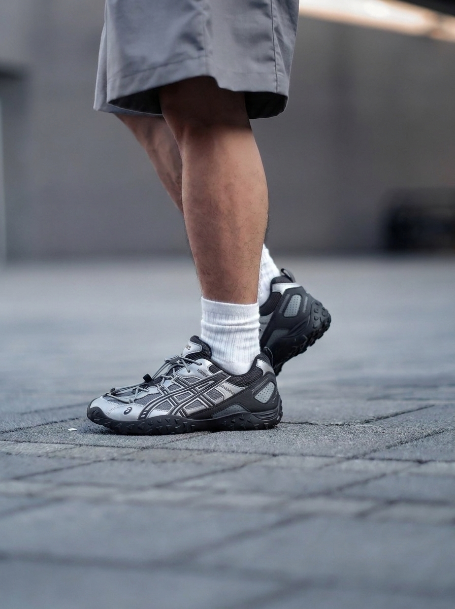 "代購" ASICS GEL-AMMG 抽繩復古 戶外跑鞋