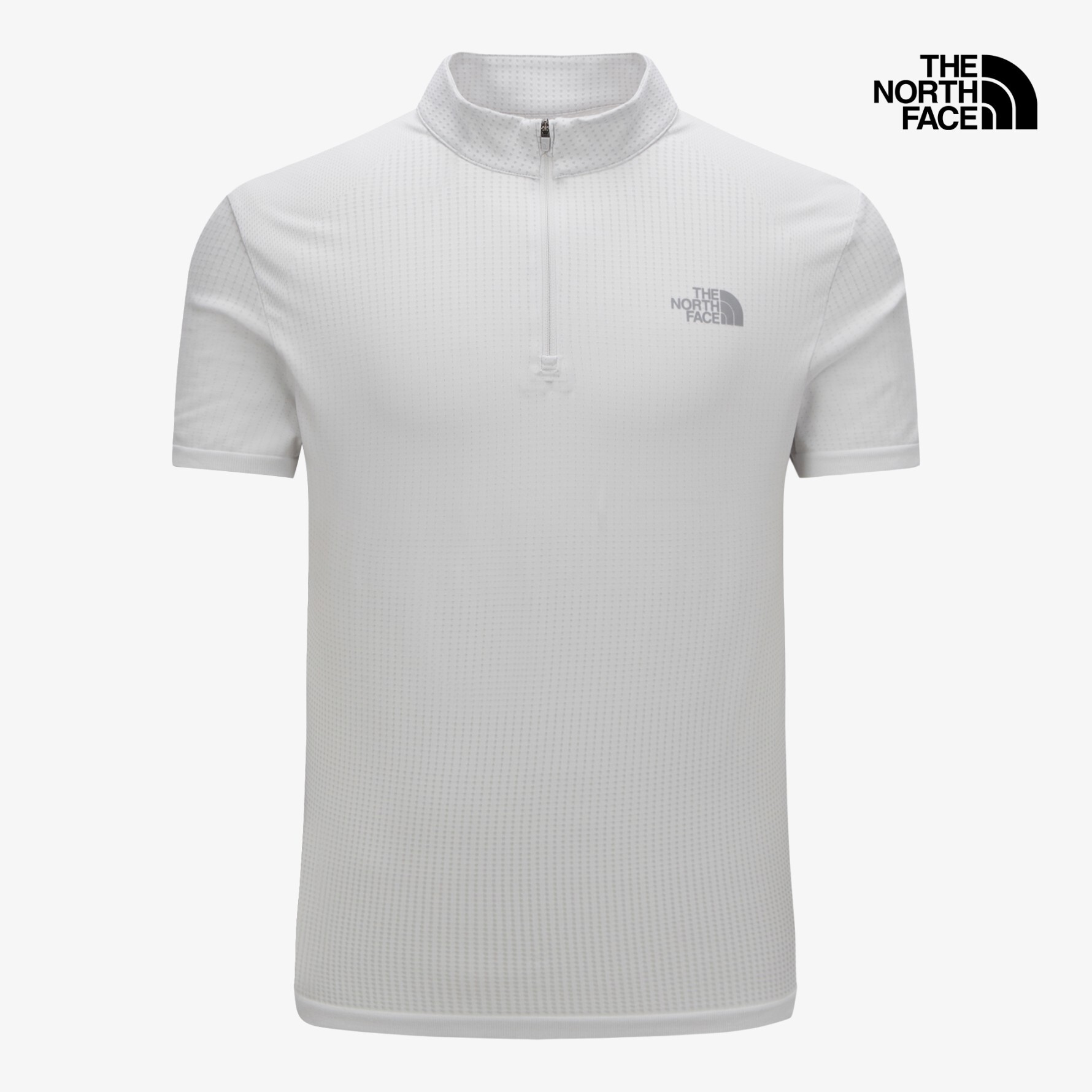 【代購/26SS新品】 TNF AIRWAVE 透氣立領半拉鍊短袖 NT7KS13 兩色 無縫高彈