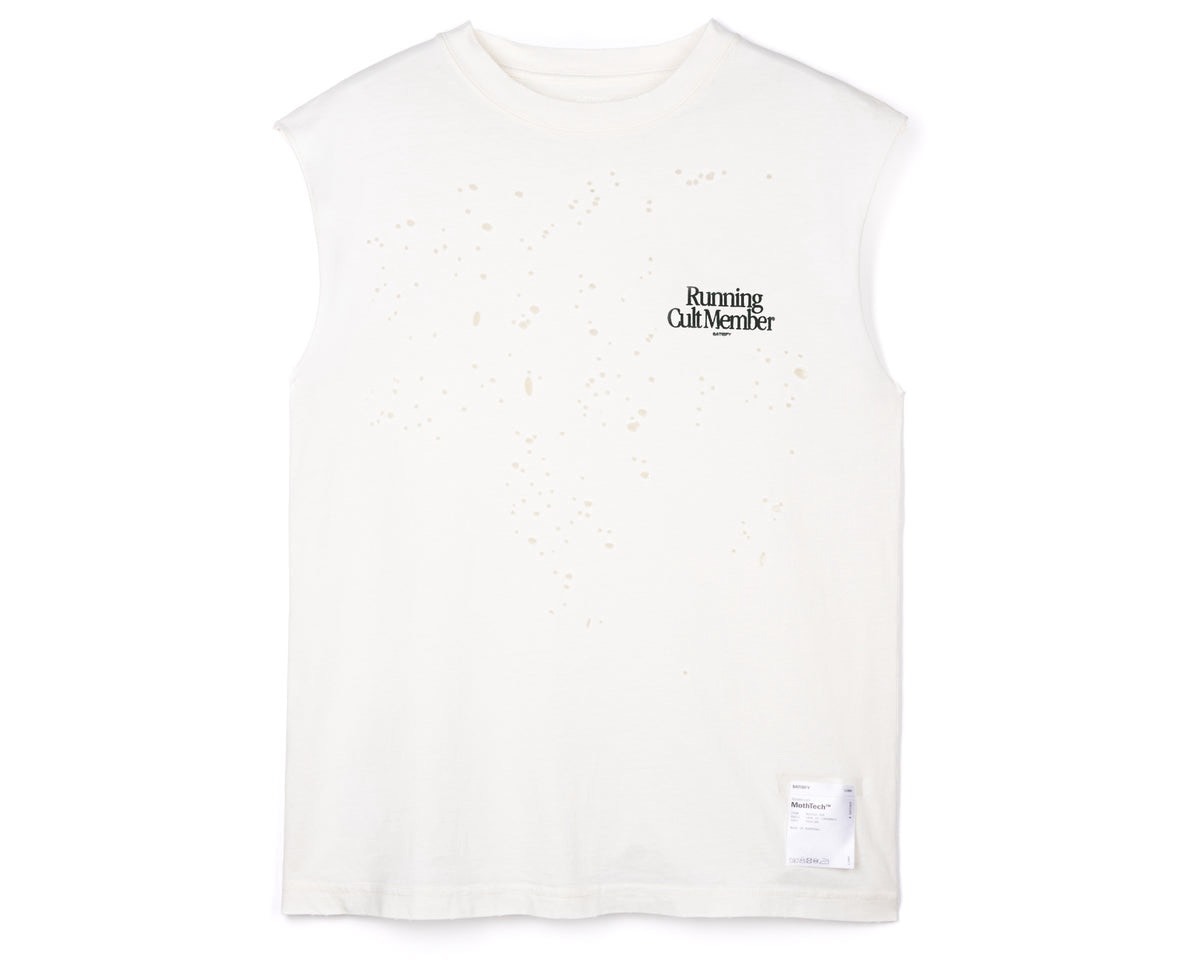 SATISFY｜MothTech™ Muscle Tee "Off-White"