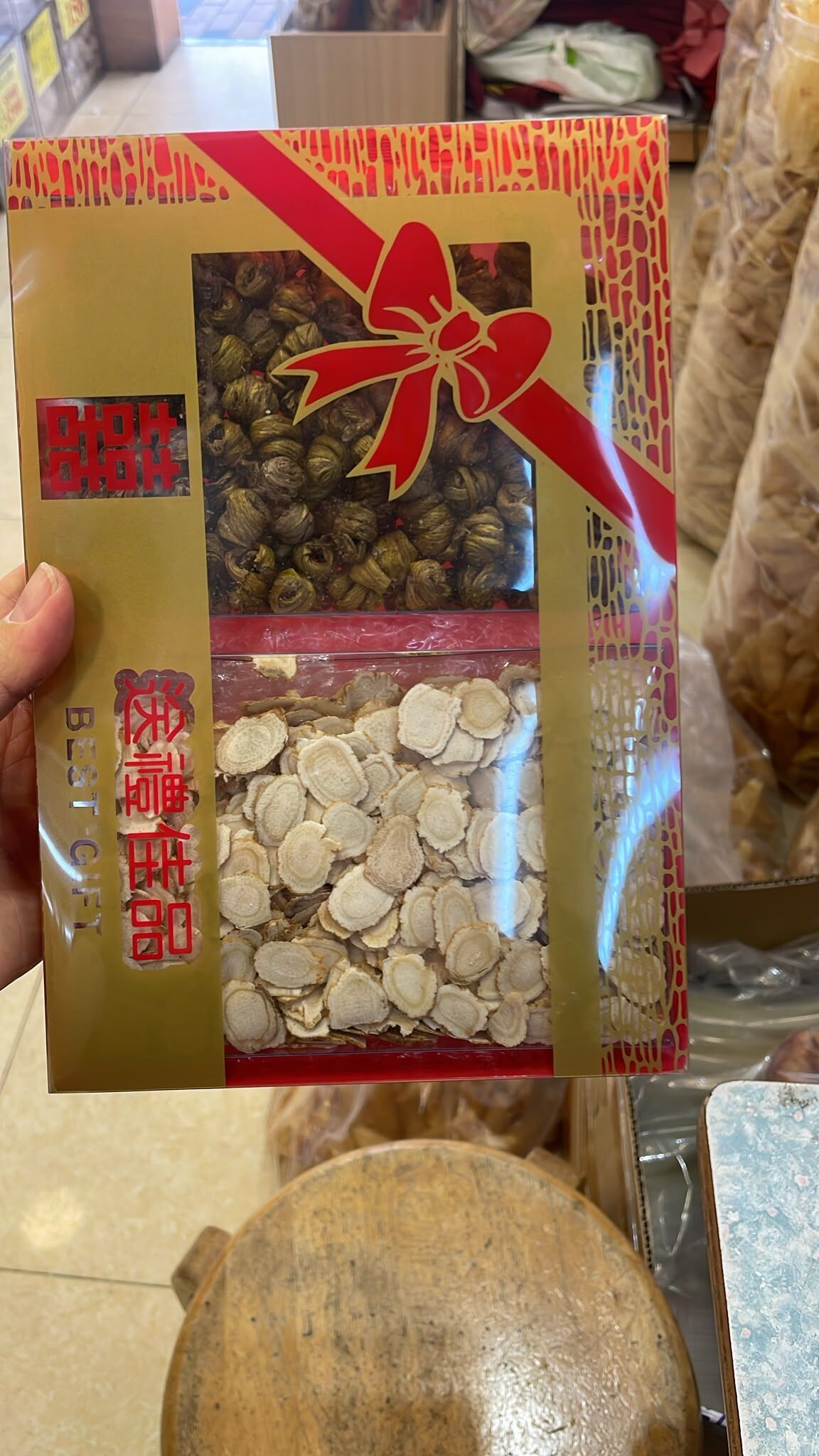 (AD1)  禮盒加拿大花旗參片+霍山紫皮石斛 - 海味直播 #2008hj
