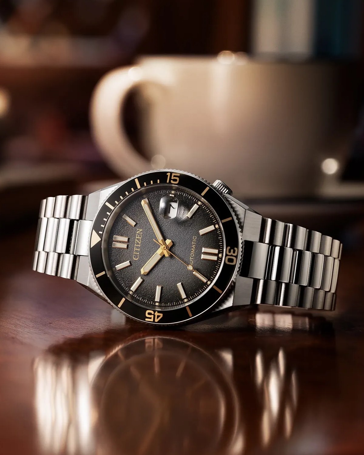 行貨 星辰 Citizen Collection TSUYOSA limited 8210 Mechanical Stainless Steel strap watch NJ0238-57E 限量版 8210 機械式精鋼錶帶腕錶