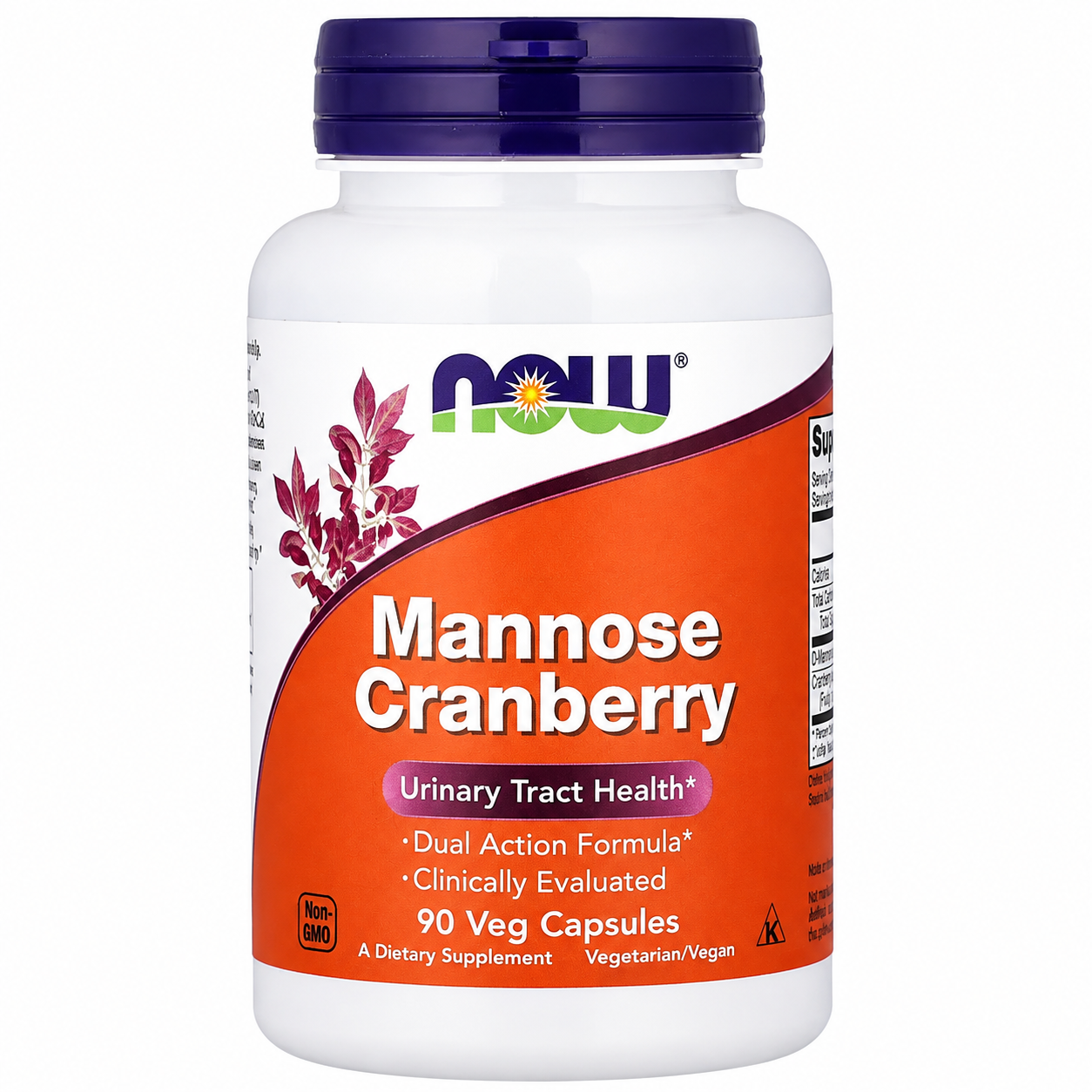 【iHerb】NOW Foods Mannose 甘露糖 蔓越莓 90粒 素食膠囊