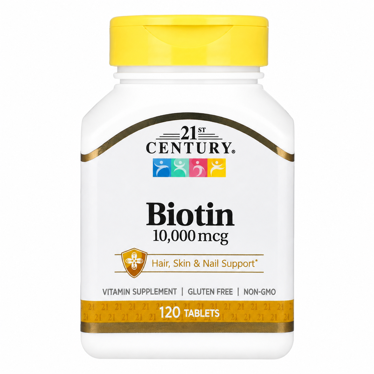 【iHerb】21st Century 生物素 Biotin 10000mcg 120片