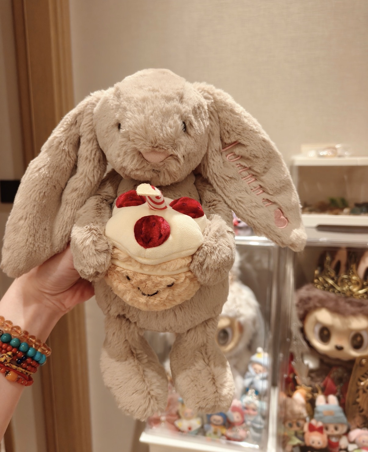 <獨一無二ONLY兔U❤️>Jellycat 客製化刺繡  蛋糕兔兔