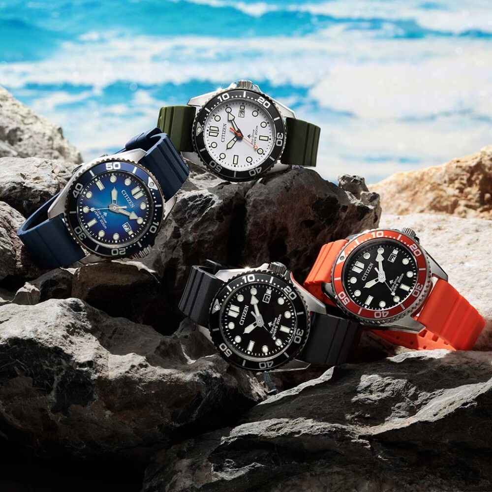 行貨 星辰 CITIZEN Promaster Divers - BN0265-00A, BN0266-07E, BN0267-04L, BN0268-01E 光動能 200公尺防水 Promaster Marine 系列潛水手錶
