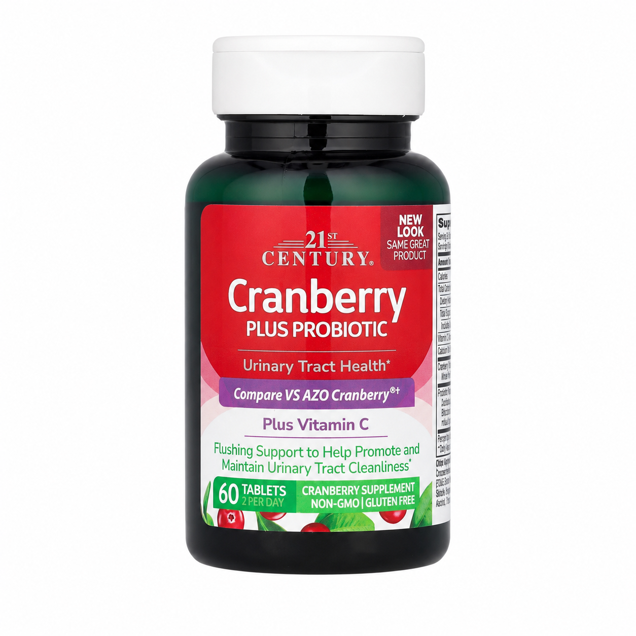 【iHerb】21st Century Cranberry 蔓越莓 益生菌片 維生素C 60片