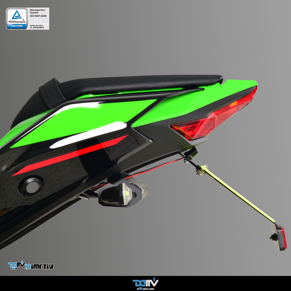【DIMOTIV】ZX-10R  21-26短牌架 (可選直上原廠方向燈 / LED改裝款)