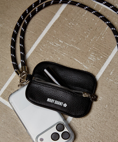 MARY QUANT × PUBLUX / Multi-way Smartphone Shoulder Bag with Pouch