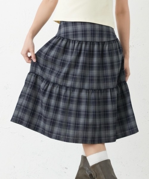 FCMM / CHECK SKIRT