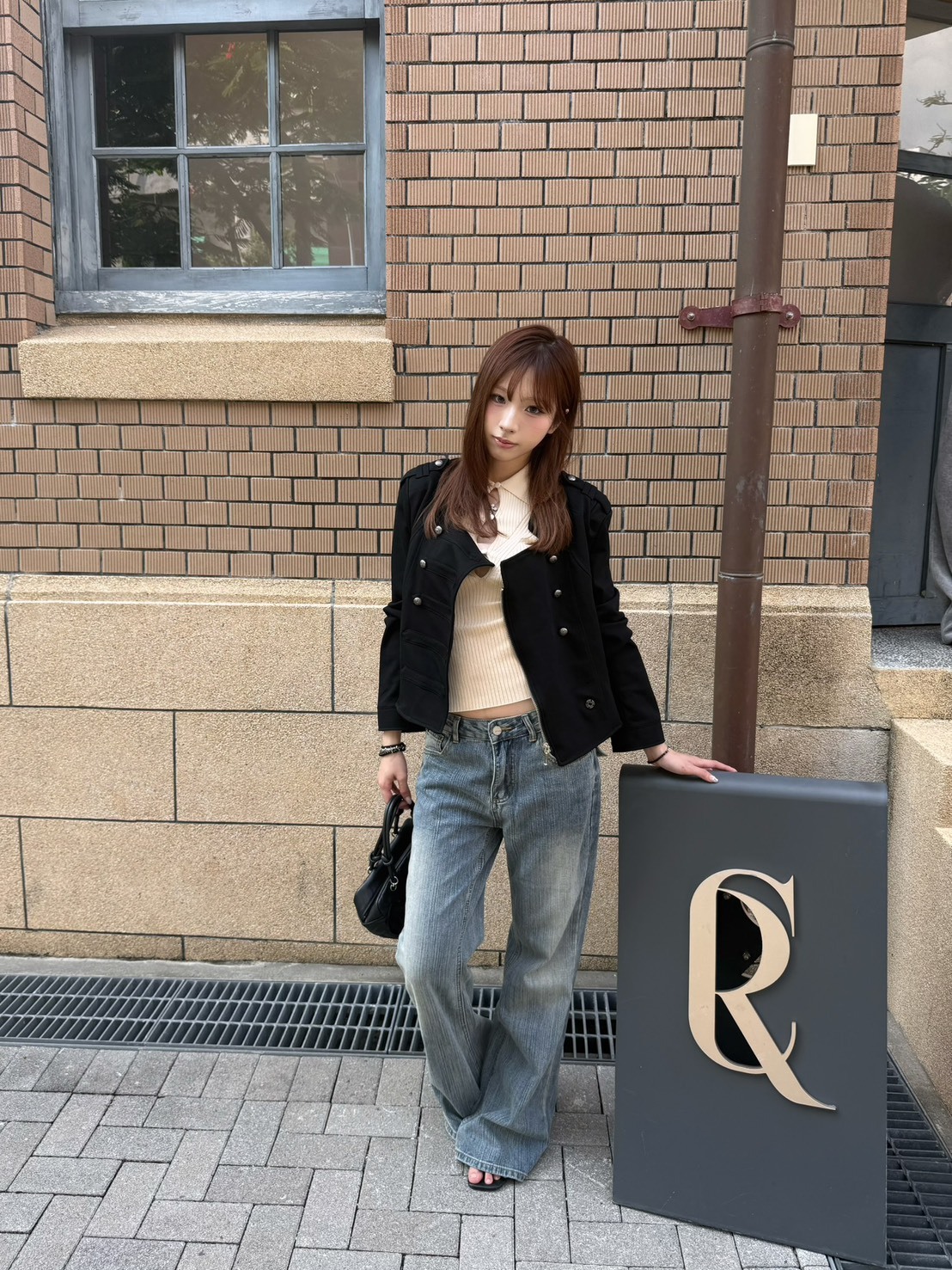 G09 伊姆斯 blue刷色牛仔褲