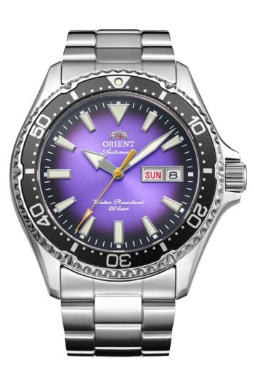 Orient Automatic Dive Watch Purple Dial (RA-AA0827V)