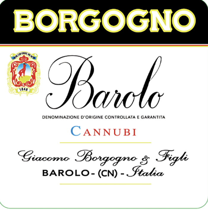 Giacomo Borgogno & Figli Barolo Cannubi 2018 (RP93)