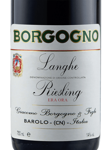 Giacomo Borgogno & Figli Langhe Era Ora Riesling 2020