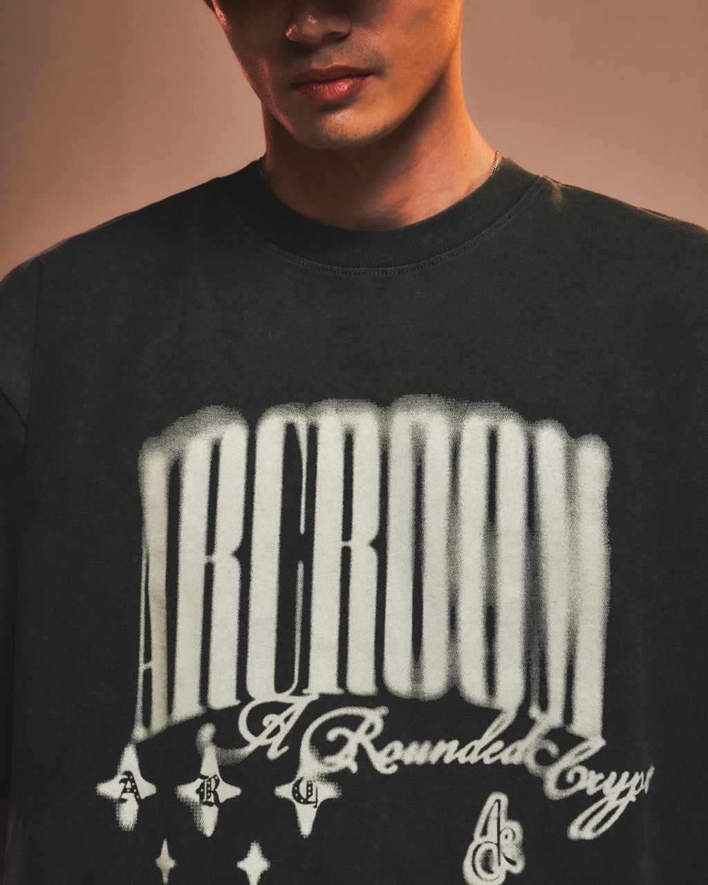 ARC DREAMER LOGO TEE - CHARCOAL