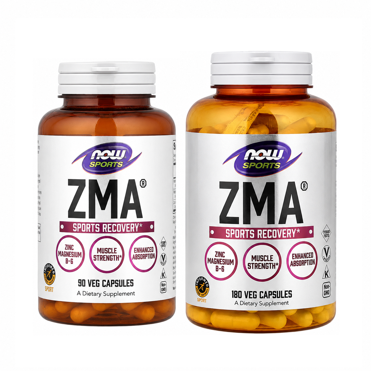 【iHerb】NOW Foods Sports ZMA 鋅鎂B6 90粒 180粒 保健