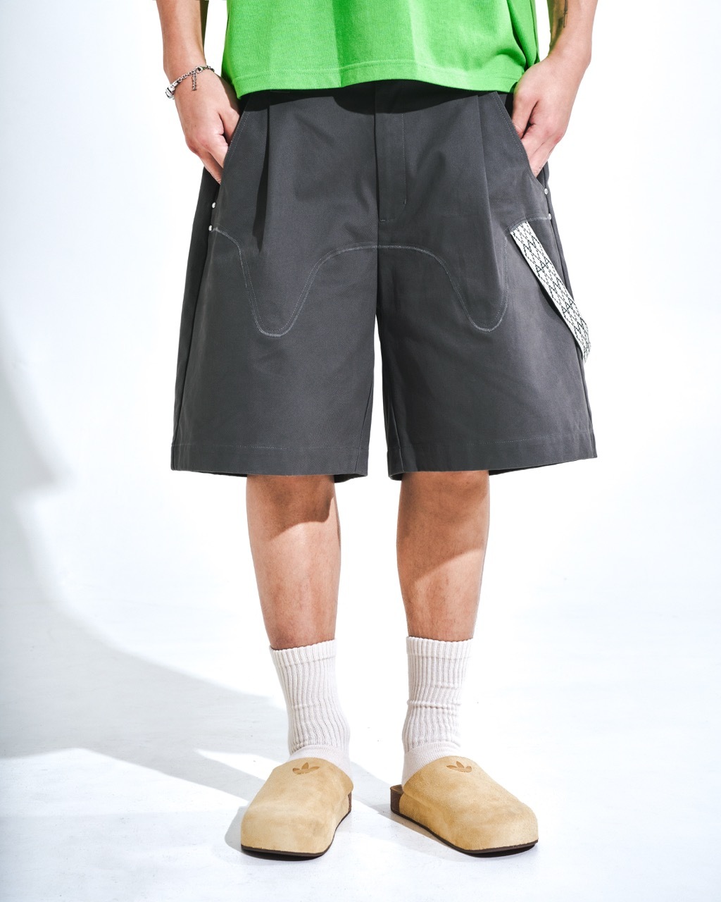 ARC STELLAR SPLICING SHORTS - GREY