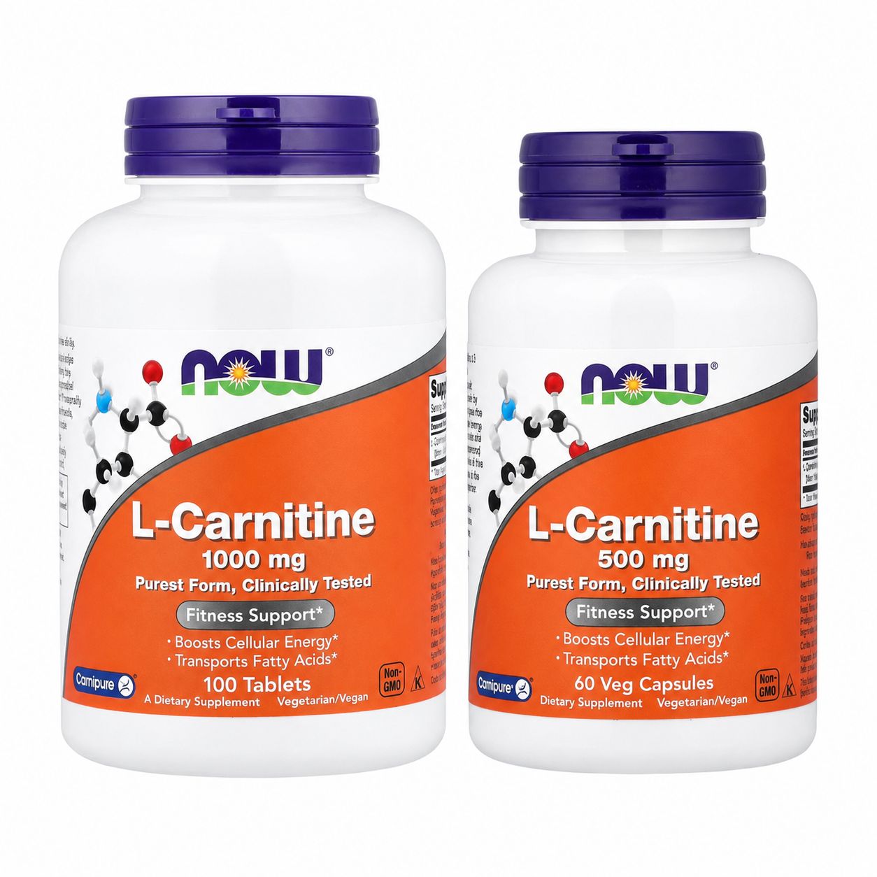 【iHerb】NOW Foods L-Carnitine 左旋肉鹼 L-肉堿卡尼丁 500mg 60片/1000mg 100片