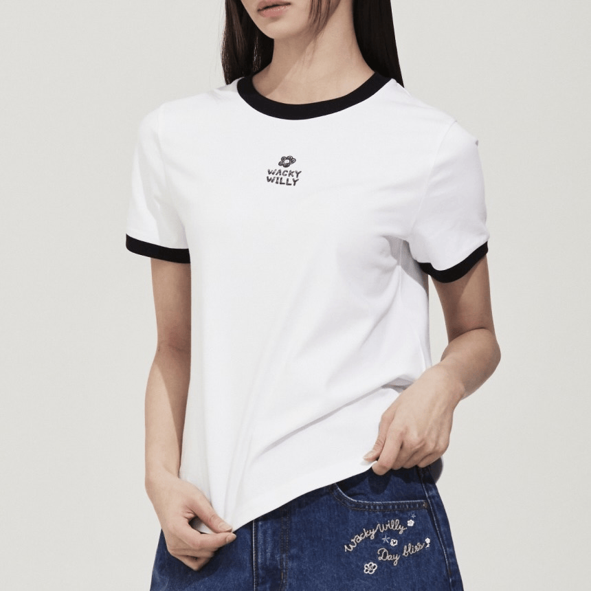 涼感🧊✨ TOP 10熱賣✨入code 3件再減-$100⚡️ Wacky WiLLy｜Women's Regular-Fit Ranger Short-Sleeve T-Shirt [3 colors] WW49