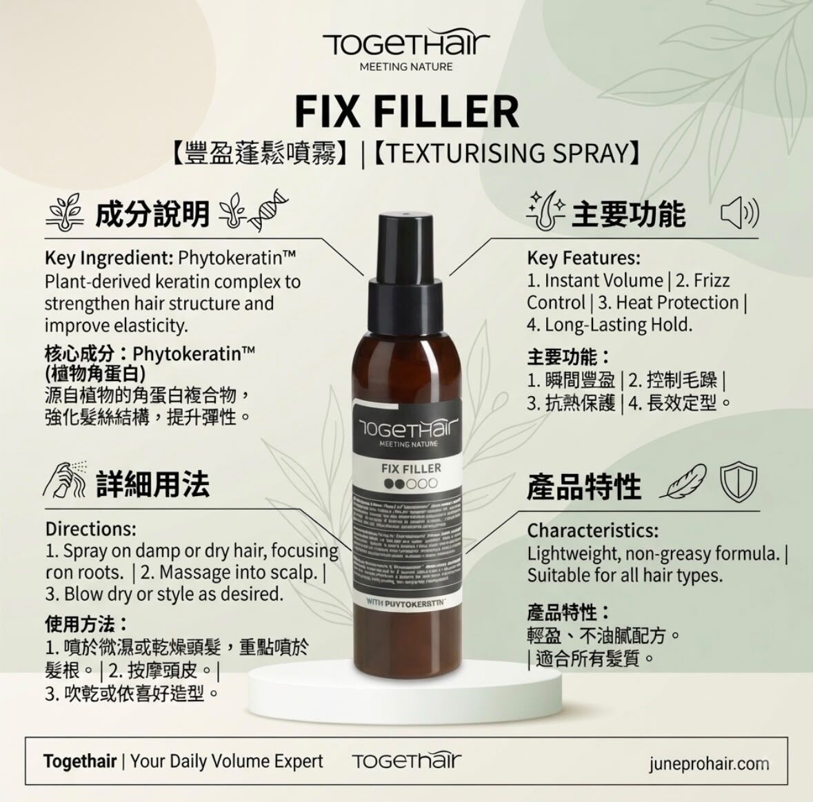 Togethair FIX FILLER 200ml