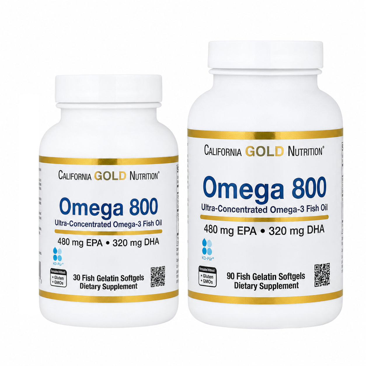 【iHerb】Califomia Gold NutritionOmega 800 超濃縮魚油 30/90粒 軟膠囊