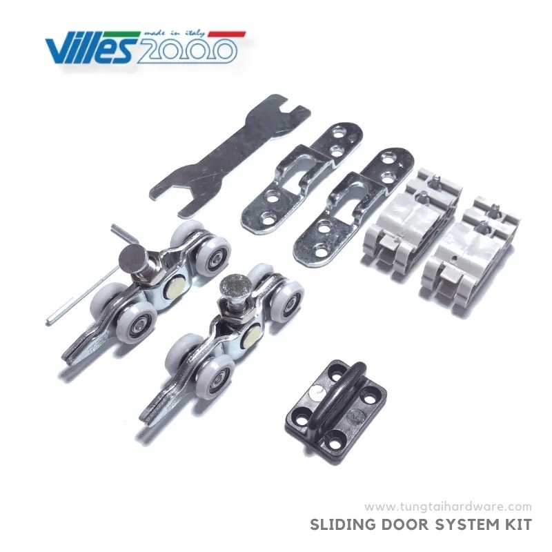 VILLES S-2200B 160kg 意大利無聲趟門吊轆 - 產品包括