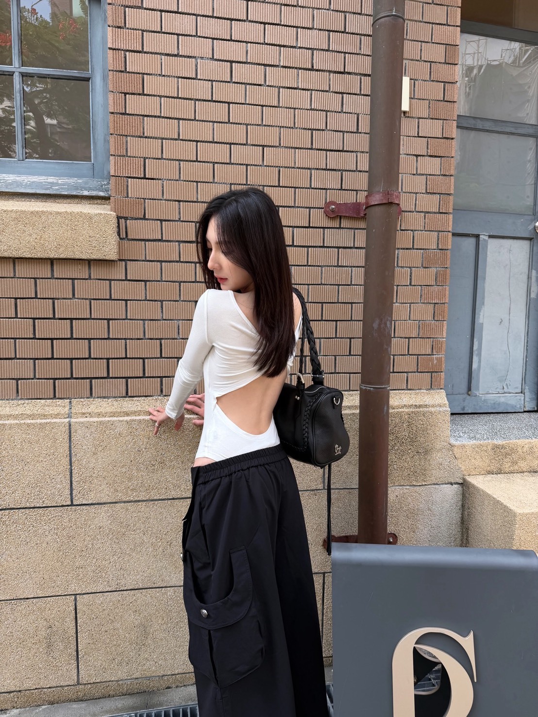 G17 美式開衩緊身 bra top