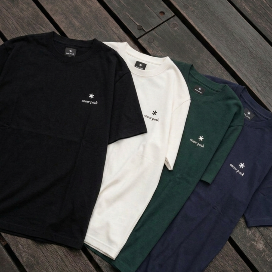 "代購" Snow Peak JP Heavy Cotton Logo T-Shirt 重磅純棉 小LOGO 基本款短T