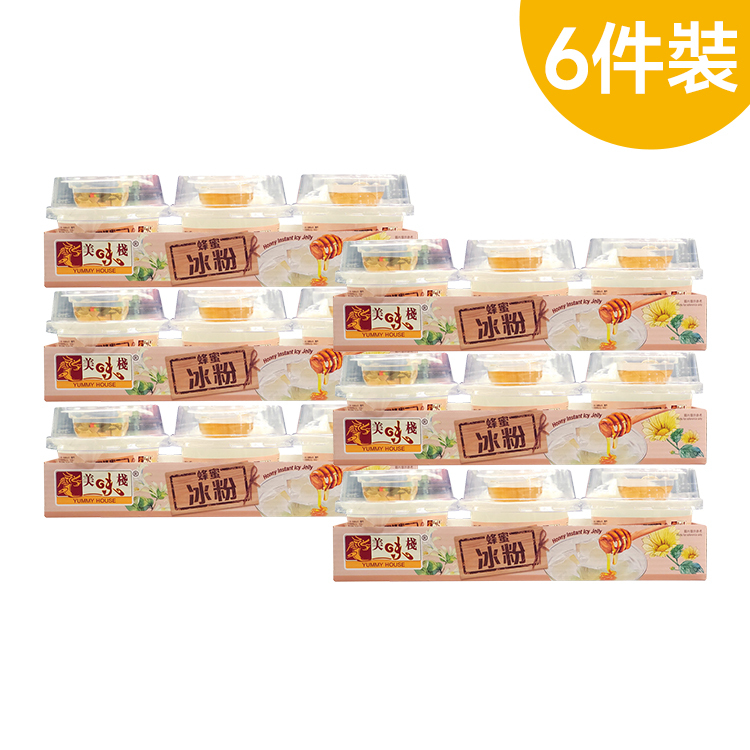 美味棧 蜂蜜冰粉 215g x 3碗 x6