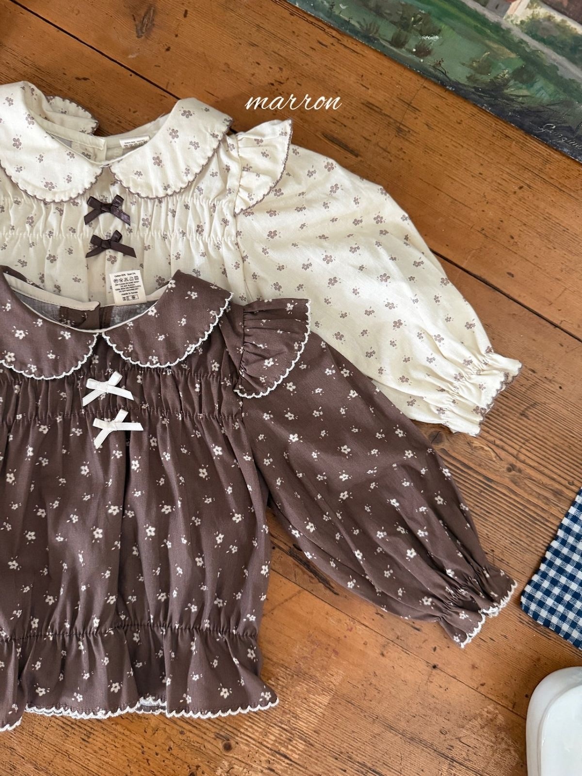 MARRON Shine Blouse