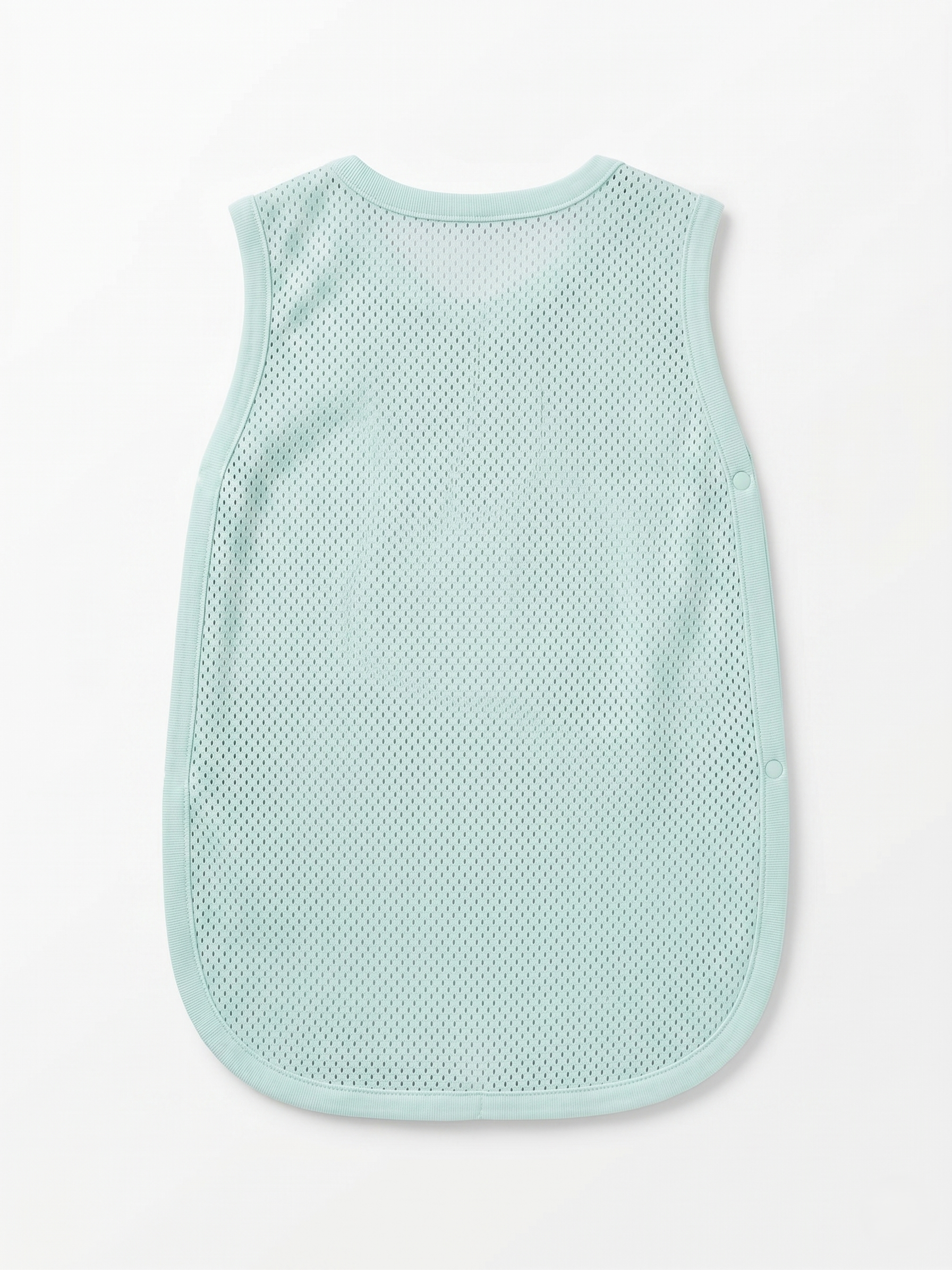 【Nishimatsuya】Baby Sleeping Bag - MDMY91-6065 Dinosaur Pile Breathable Mesh Sleeper Vest Size S (0-3 Yrs) - Mint Green