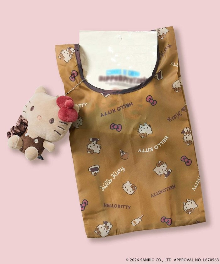 🇯🇵 SANRIO 三麗鷗 環保袋 手提袋 收納 購物袋 毛絨吊飾 HELLO KITTY 酷洛米 大耳狗 / 預購