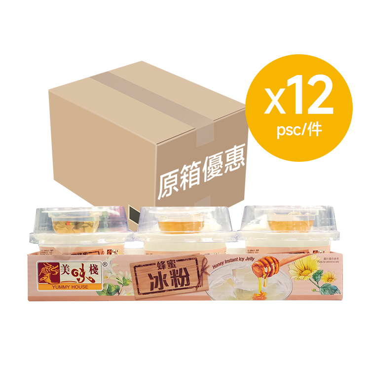 美味棧 蜂蜜冰粉 215g x 3碗 x12
