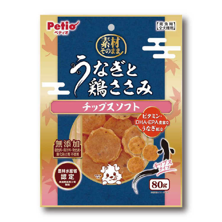 Petio 純天然無添加 鰻魚與雞胸肉 軟切片 80g (PTO-6930)