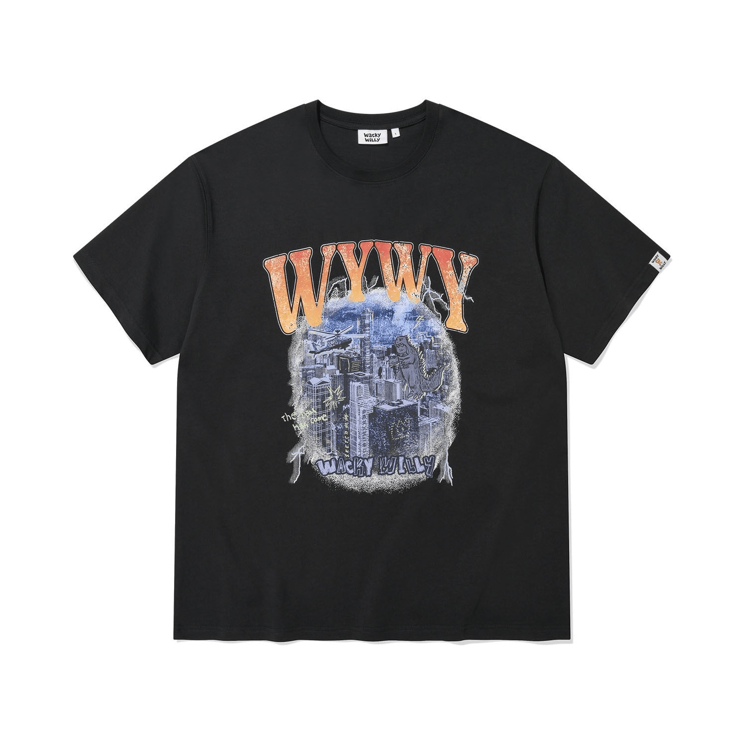 Wacky WiLLy｜kiky City Attack Short-Sleeve T-Shirt [2 colors] WW97