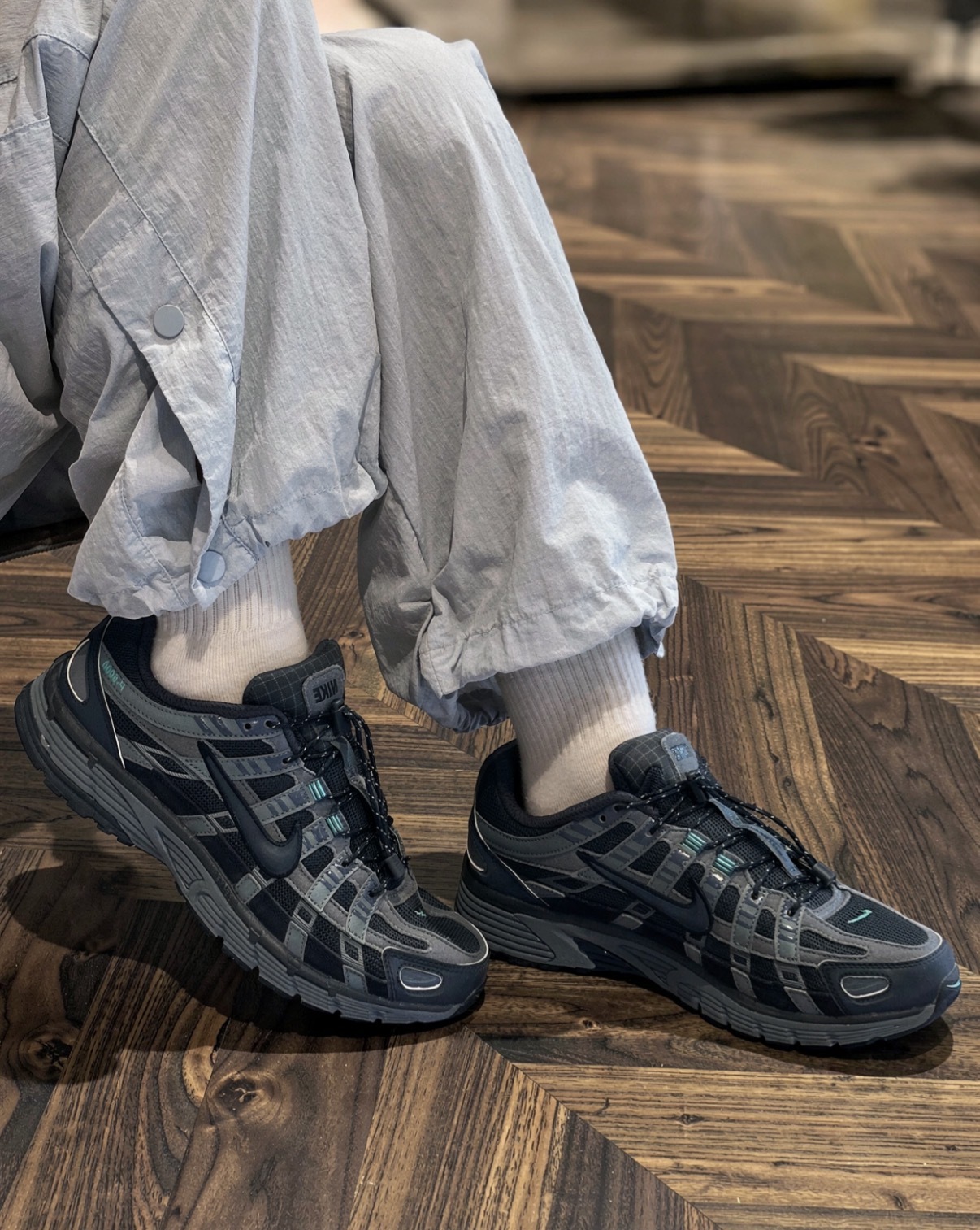 男鞋 NIKE P-6000 石墨藍 透氣 緩震 復古 休閒 慢跑鞋【HQ3818-400】PP6