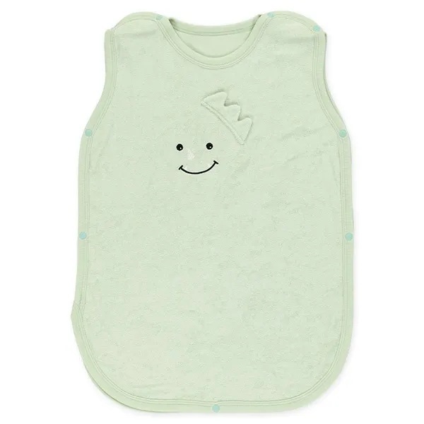 【Nishimatsuya】Soft Pile Baby Sleeping Bag Baby Sleeper Vest Size S (0-3 Yrs) - Green