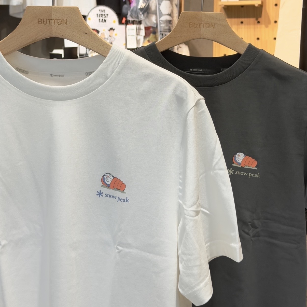 Snow Peak X 哆啦A夢 Camping Short Sleeve T-shirt  速乾材質 哆啦A夢 露營短tee S26MUFTS94