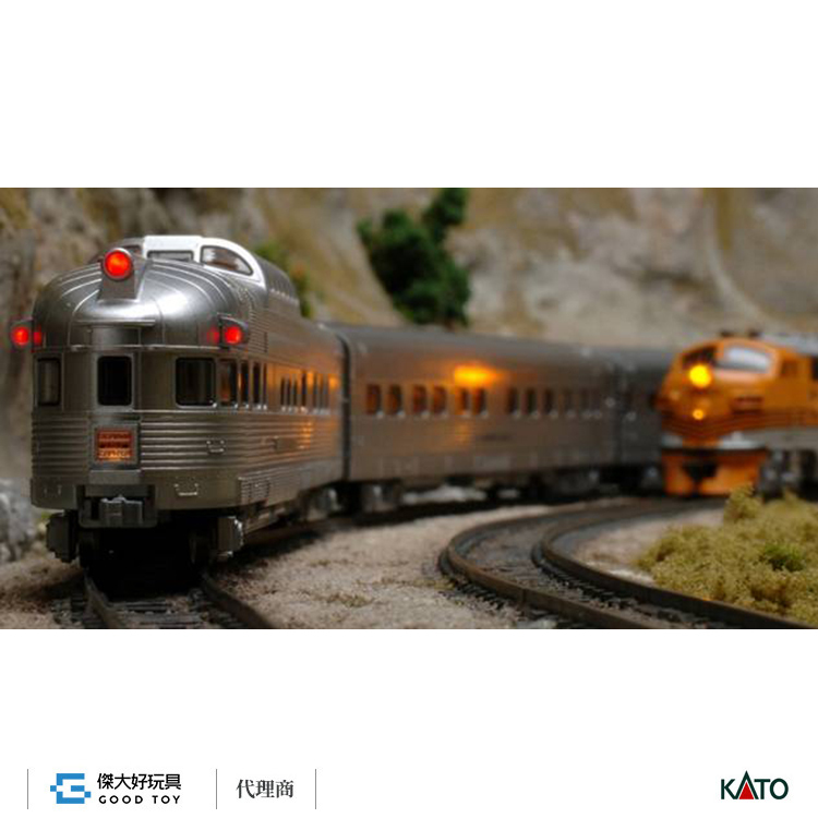 KATO 106-058 E8A, California Zephyr　4 Unit Set
