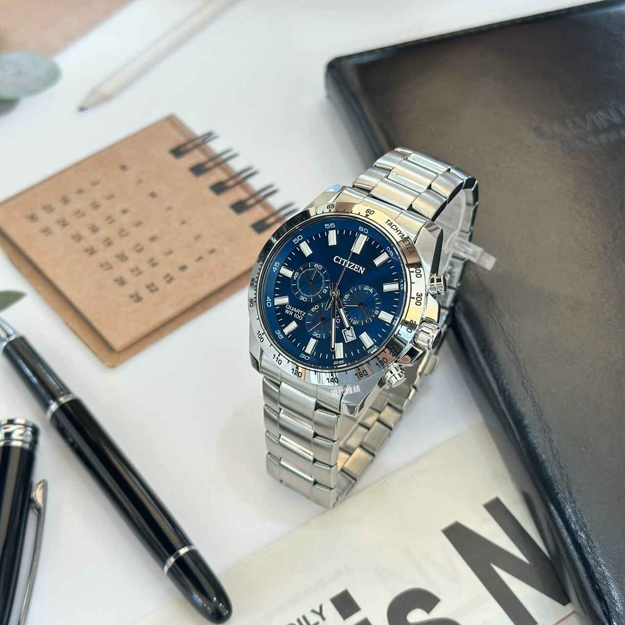 【CITIZEN 星辰】Chronograph AN8230-59M 44mm 現代鐘錶