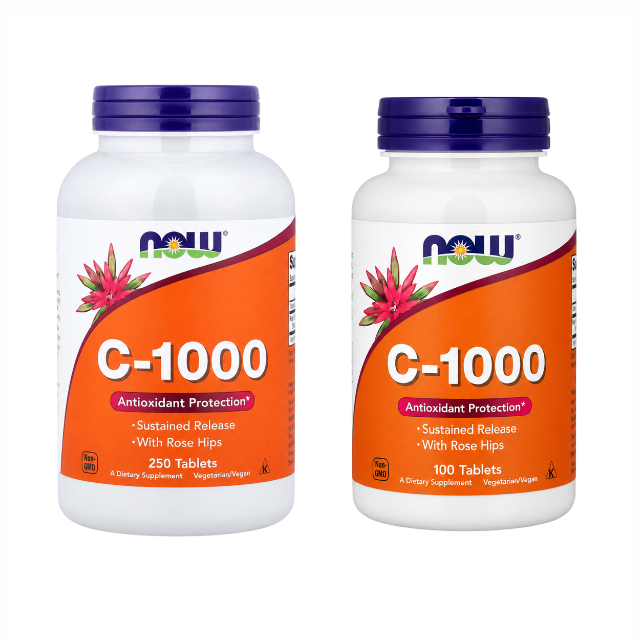 【iHerb】任兩件免運 NOW Foods C-1000 維生素C 緩釋型 100片 250片