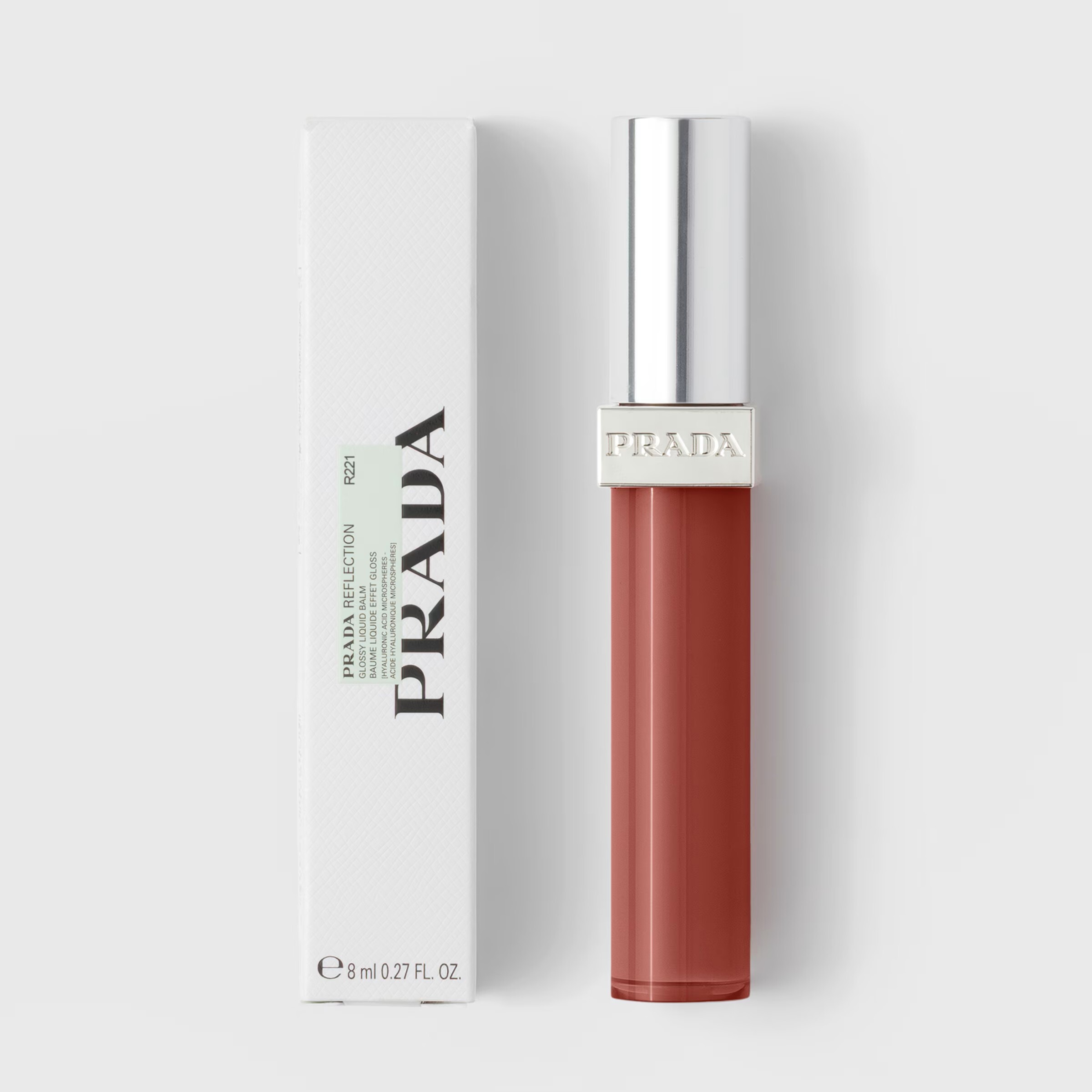 Prada Beauty Reflection晶透水光護唇蜜 8ml #R221RED BITE