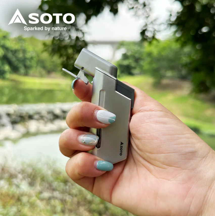 日本SOTO 金屬系L型填充式迷你點火器 ST-489