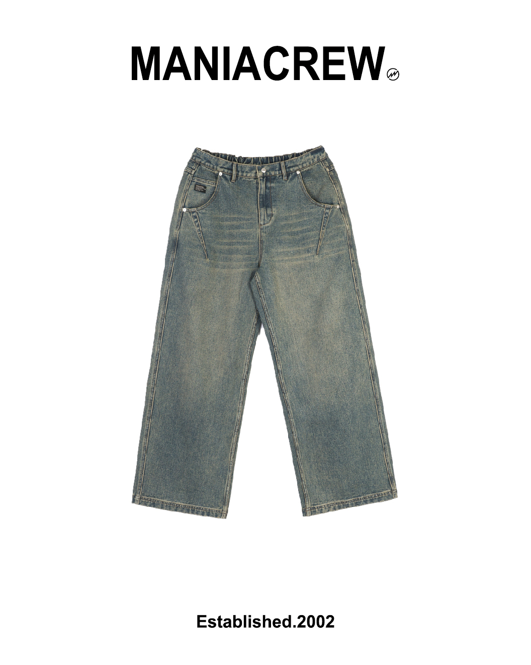 MANIA 水洗繭型牛仔褲｜Cocoon Jeans（26SS）