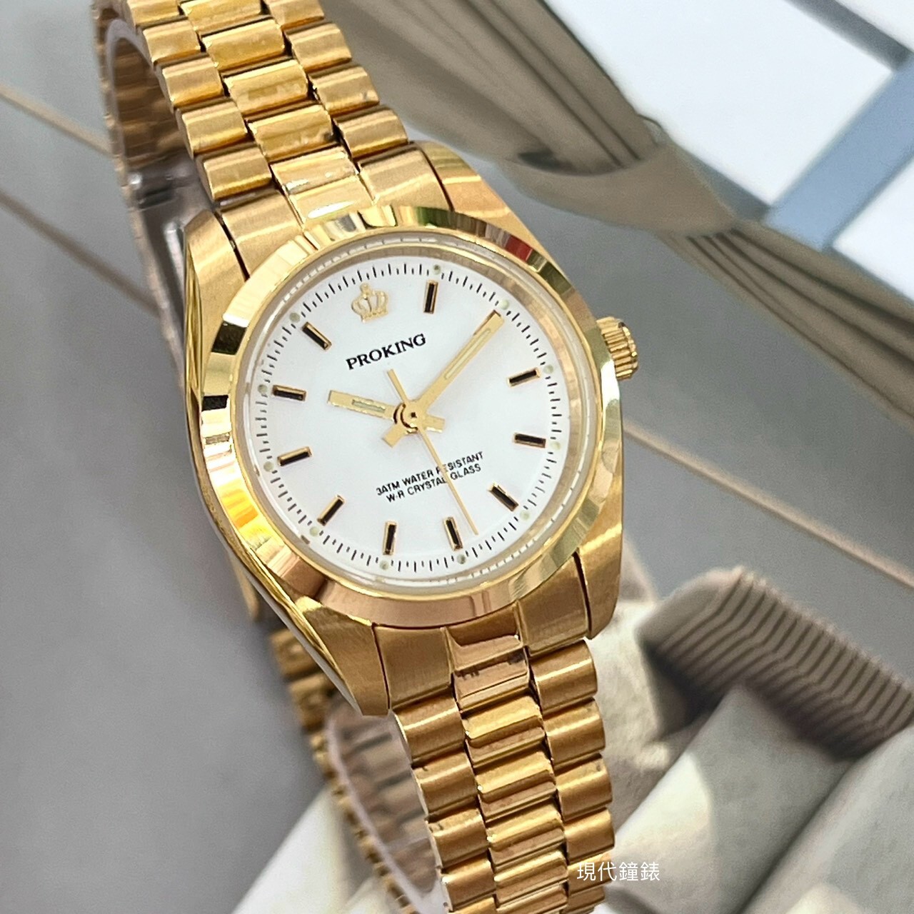 【古著錶】皇冠復古典雅小金錶P-8800-11 26mm  現代鐘錶