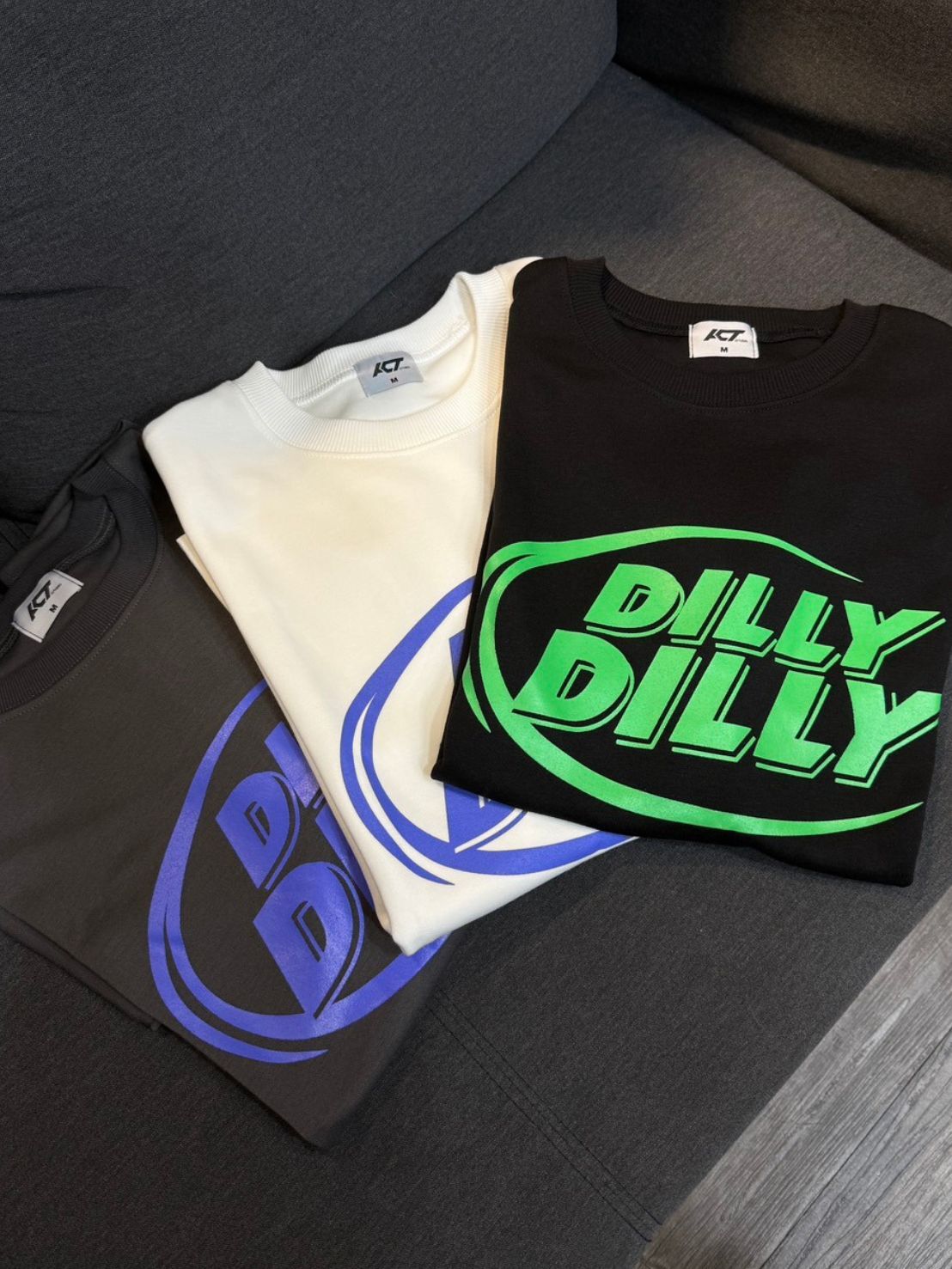 『RB』韓國DILLY撞色字母短T