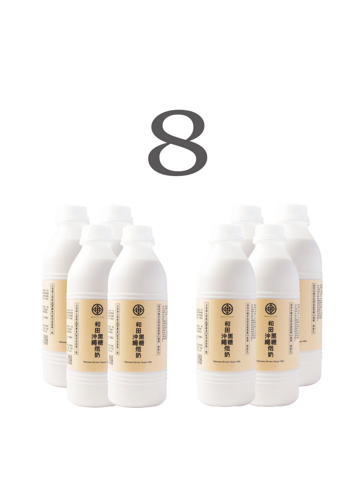 沖繩黑糖燉奶｜８入組