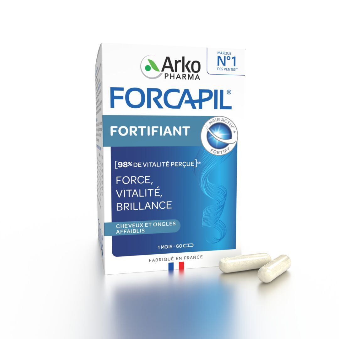 【Arkopharma 艾蔻法】FORCAPIL 法式配方．追根救底營養膠囊