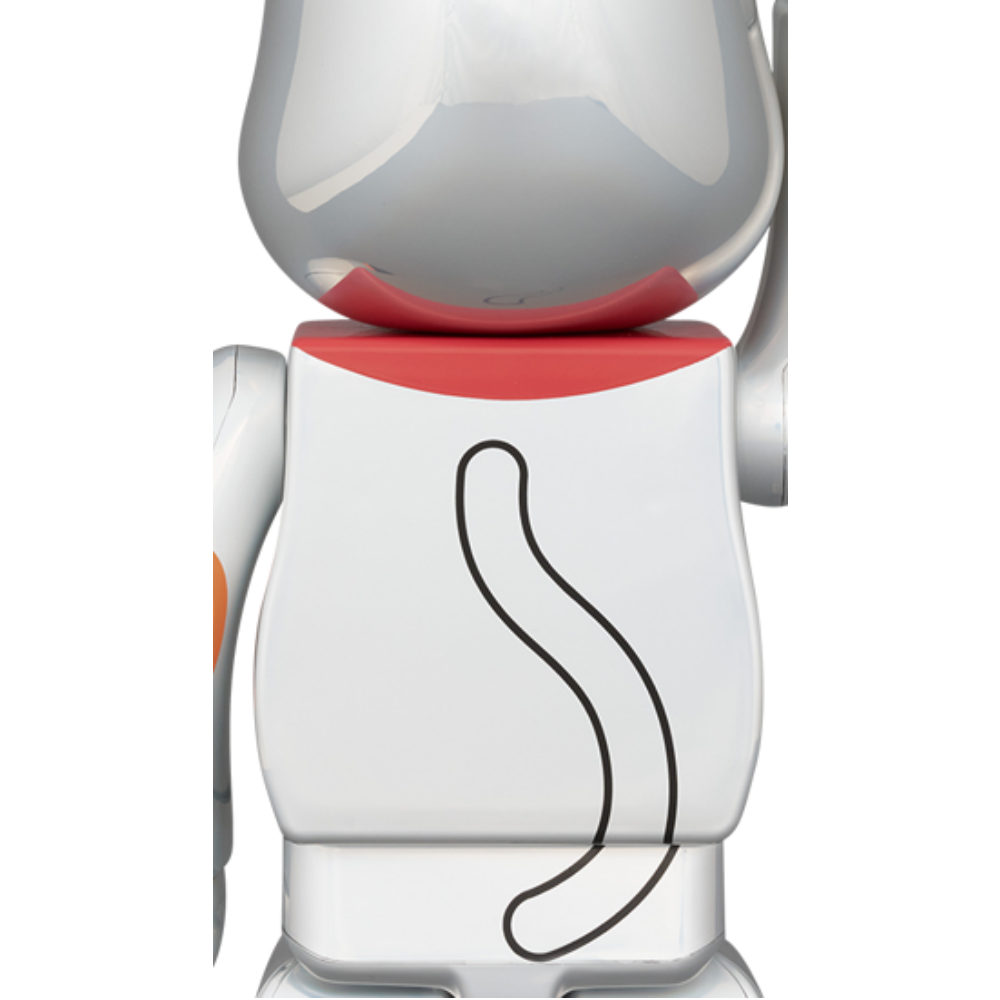招き猫 招財貓 招福・東京 深銀メッキ 100％ & 400％ BE@RBRICK